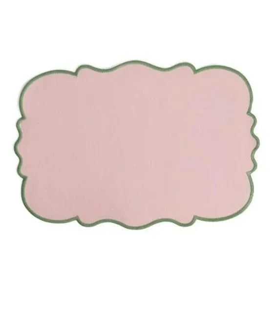 Bitossi Home Smerlo Set 2 tovagliette Rosa bordo Verde Prezzo Di Fabbrica