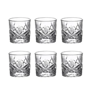Brandani Drop Shot rock&roll Set 6 Pz Vetro Spedizione Espresso