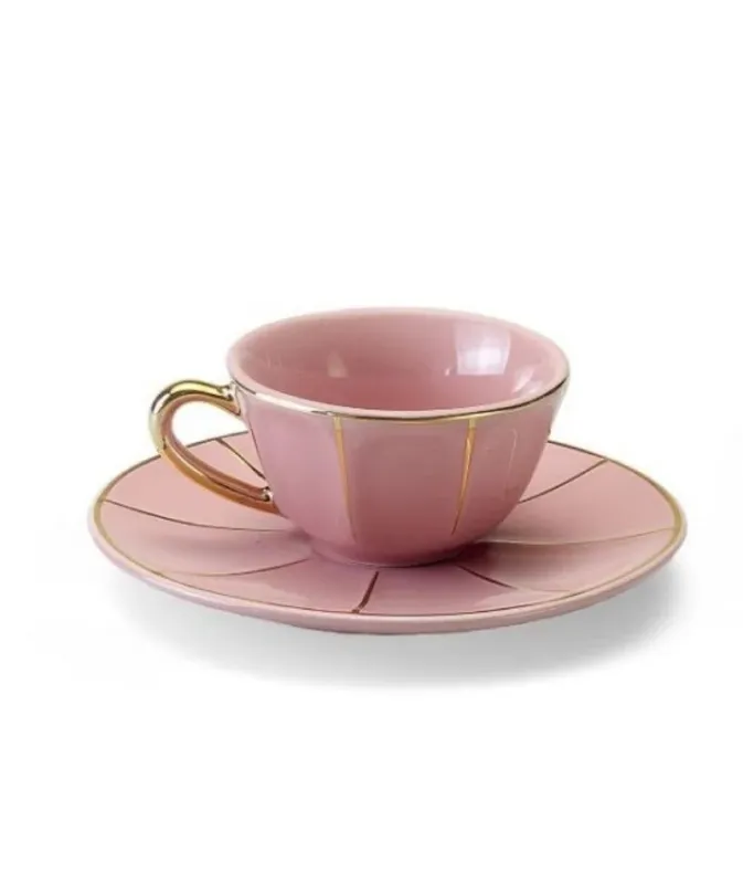 Ultimissimo Modello Bitossi Home La Tavola Scomposta tazza caffè c/p vintage Rosaftb451
