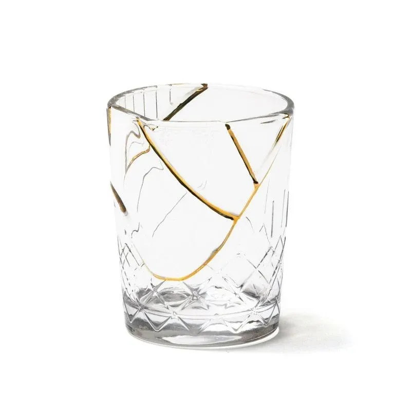 Seletti Kintsugi tumbler bicchiere basso Esclusivo