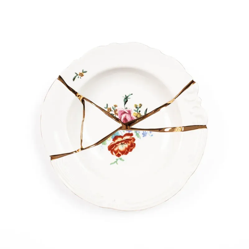 Seletti Kintsugi Piatto fondo – 3 decori Nuovo Arrivo