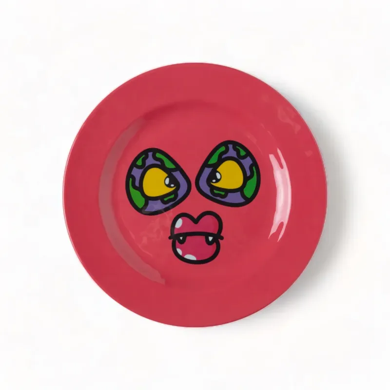 Seletti Monsters Piatto In Melamina Ø 28,2 cm Design Gianpiero D‘Alessandro Consegna Rapida