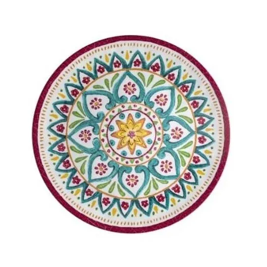 Brandani Maya Piatto Piano in melamina - set 6 pz Consegna Rapida