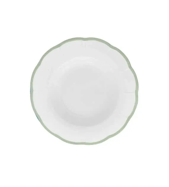 Offerta Del Giorno Bitossi Home Petalo Set 6 pz Piatto fondo bordo smerlato Verde