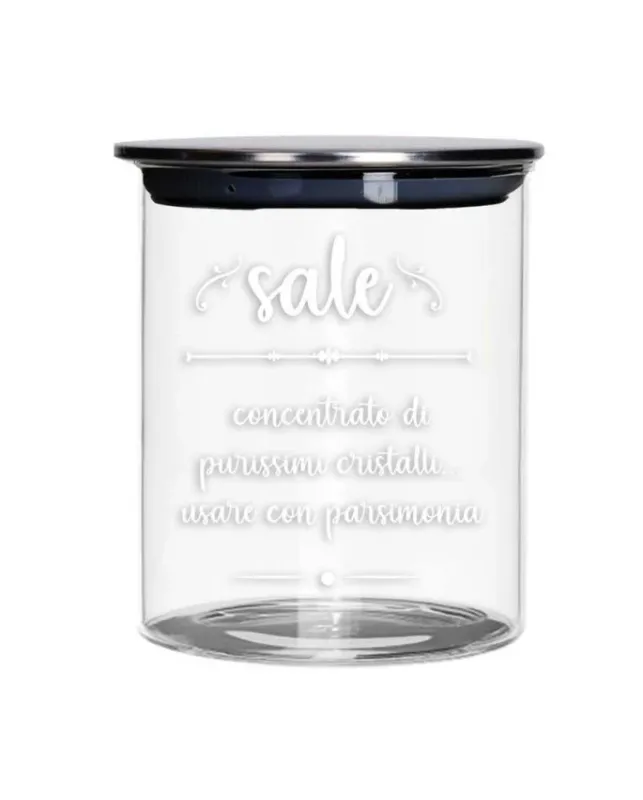 Quantità Limitata Brandani Barattolo Sale Vetro tappo Metal Medio
