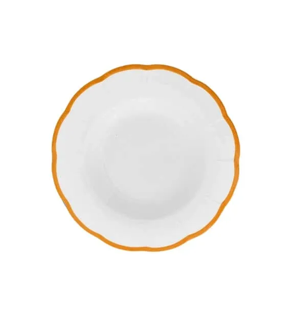 Prezzo Di Fabbrica Bitossi Home Petalo Set 6 pz Piatto fondo bordo smerlato Ocra