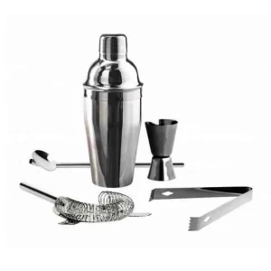 Bestseller Brandani Shaker Cocktail Set con Accessori Set 5 pz in Inox