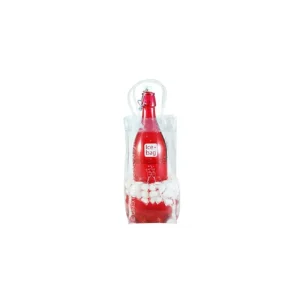 ICEBAG - Sacchetto raffredda bottiglie in PVC riutilizzabile trasparente25 cm Nuova Collezione
