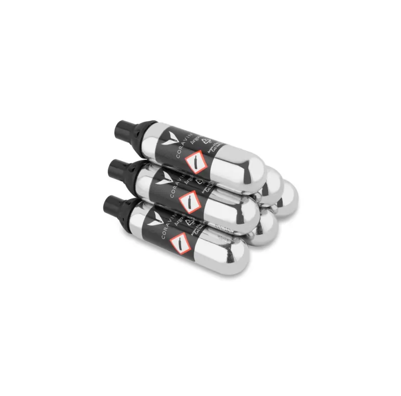 Coravin - Set 6 Capsule di gas argon Pure per sistema mescita Coravin Ultimissimo Modello