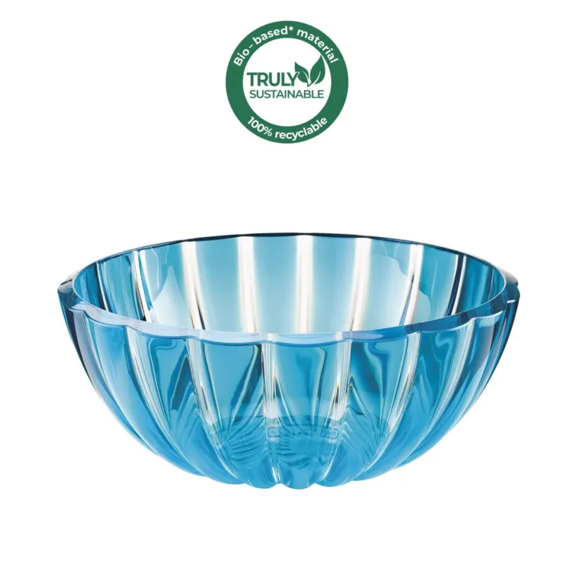 Guzzini - Contenitore L in plastica biologica riciclabile linea Dolcevita 25 cm turchese Offerta Lampo
