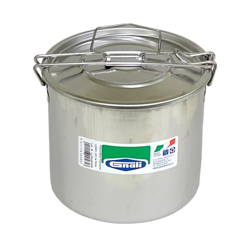 Gnali - Portavivande con pietanziera in acciaio inox 13 cm Direttamente Dal Produttore