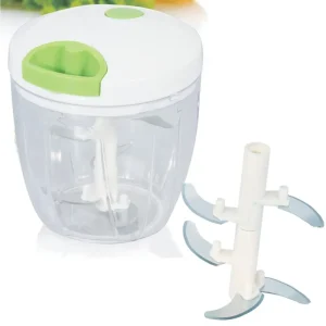 Borella - Tritatutto manuale a corda Mistral 5 lame in acciaio inox Must-Have