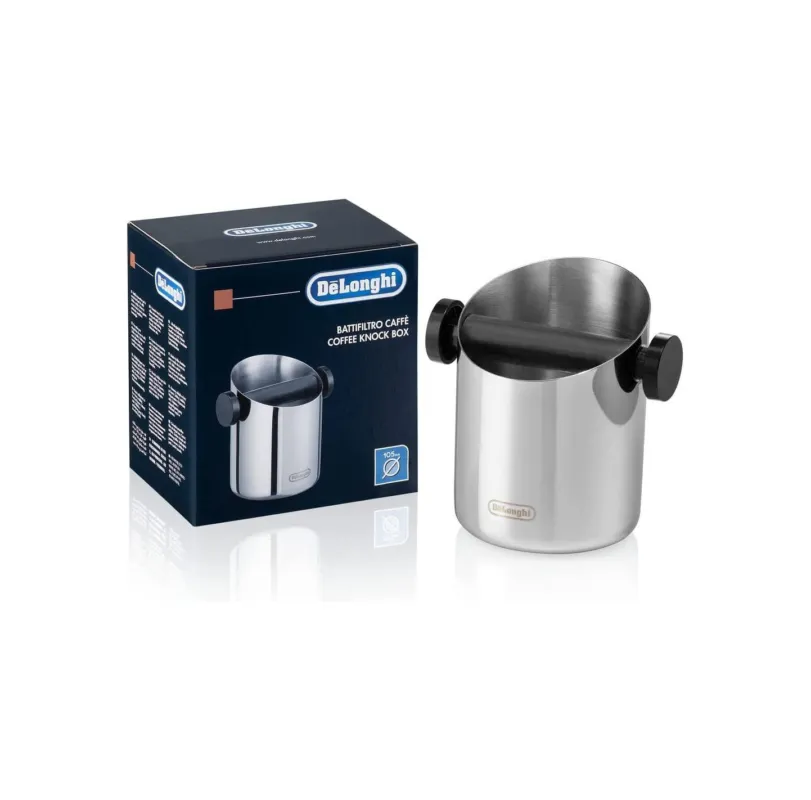 De Longhi - Contenitore per fondi di caffè in acciaio inox DLSC059 Offerta Del Giorno