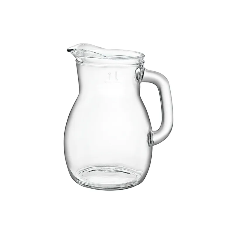 Bormioli - Caraffa con manico in vetro linea Bistrot da 1 litro Quantità Limitata