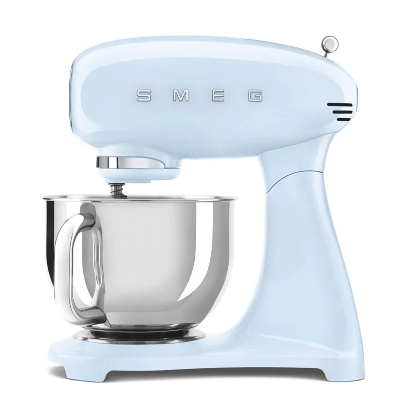 Ordina Subito Smeg - Impastatrice planetaria stile retrò anni ’50 azzurro SMF03PBEU 4,8 Litri