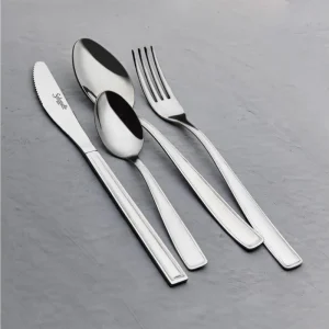 Subito Disponibile Salvinelli - Forchettina dolce nickel free modello Capri in acciaio 18/c spessore 1,5 mm set 12 pezzi