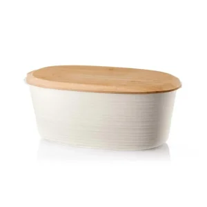 Più Venduto Guzzini - Contenitore porta pane e prodotti da forno linea Tierra ‘Made for Nature‘ Bianco latte