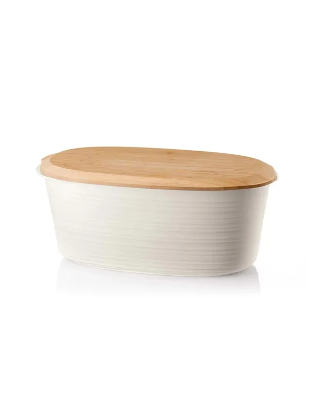 Più Venduto Guzzini - Contenitore porta pane e prodotti da forno linea Tierra ‘Made for Nature‘ Bianco latte