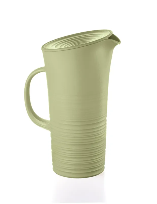 Guzzini - Caraffa con Coperchio Tierra ‘Made for Nature‘ 1,8 litri verde alga Promozione Esclusiva