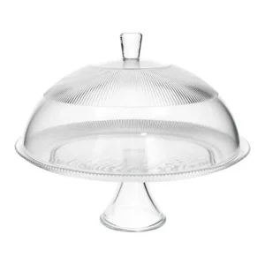 Acquista Ora Tognana - Alzata in vetro con campana in vetro diametro 33 cm linea clear