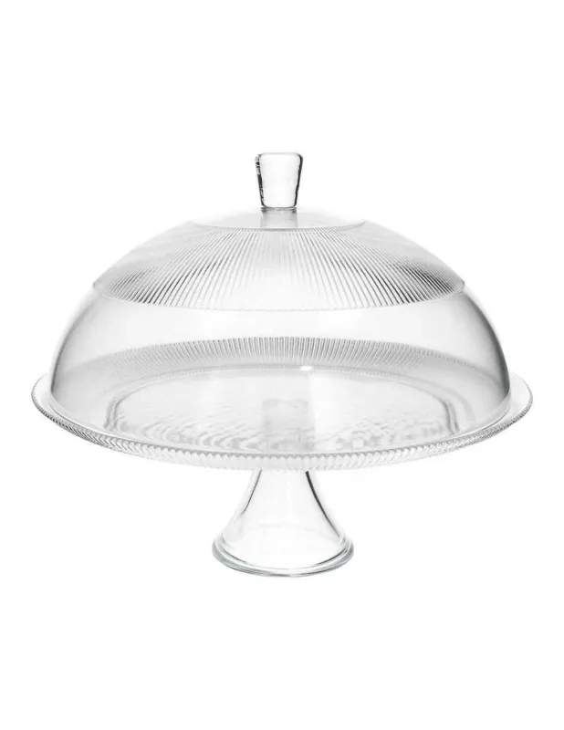 Acquista Ora Tognana - Alzata in vetro con campana in vetro diametro 33 cm linea clear