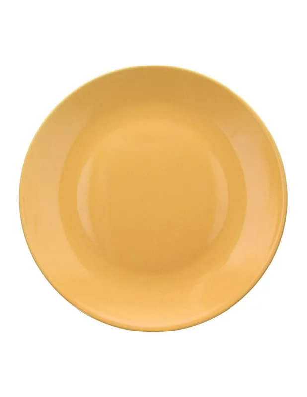 Offerta Del Giorno Tognana - Piatto piano singolo in gres porcellanato 26 cm giallo linea Natural Love