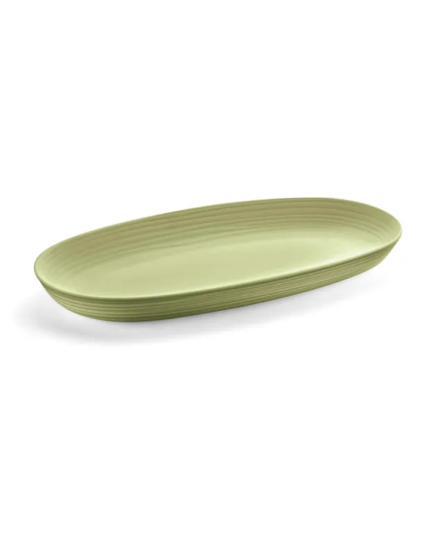 Guzzini - Vassoio da Portata Tierra ‘Made for Nature‘ 41 cm verde alga Pagamento Sicuro
