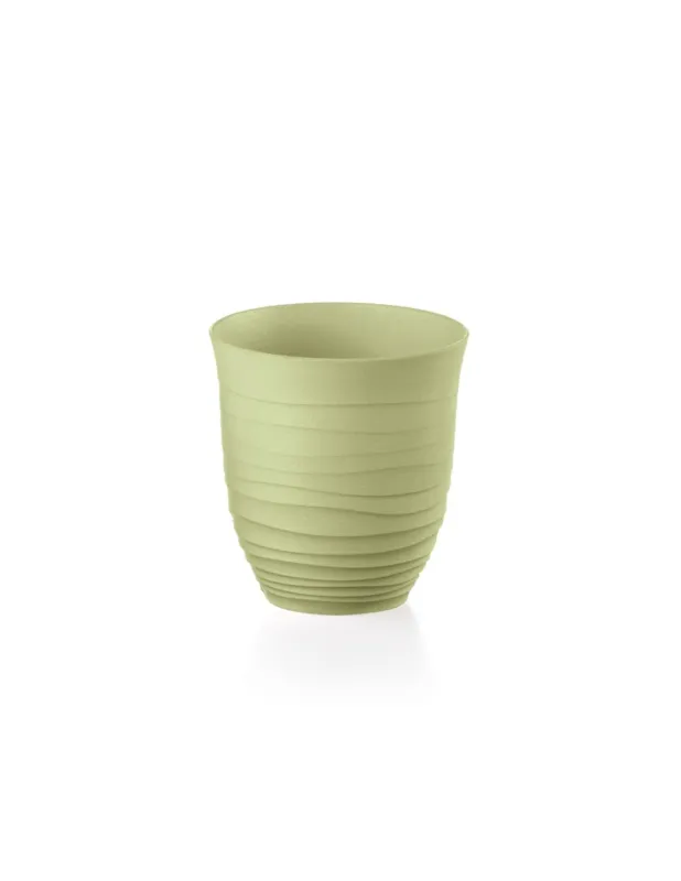 Economico Guzzini - Bicchiere Basso Tierra ‘Made for Nature‘ 350 ml verde alga