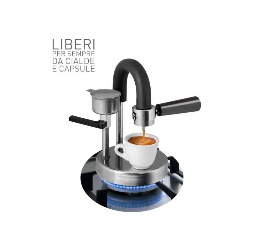 Kamira - Macchina caffè espresso cremoso, adatta per tutti i fornelli anche induzione Saldi