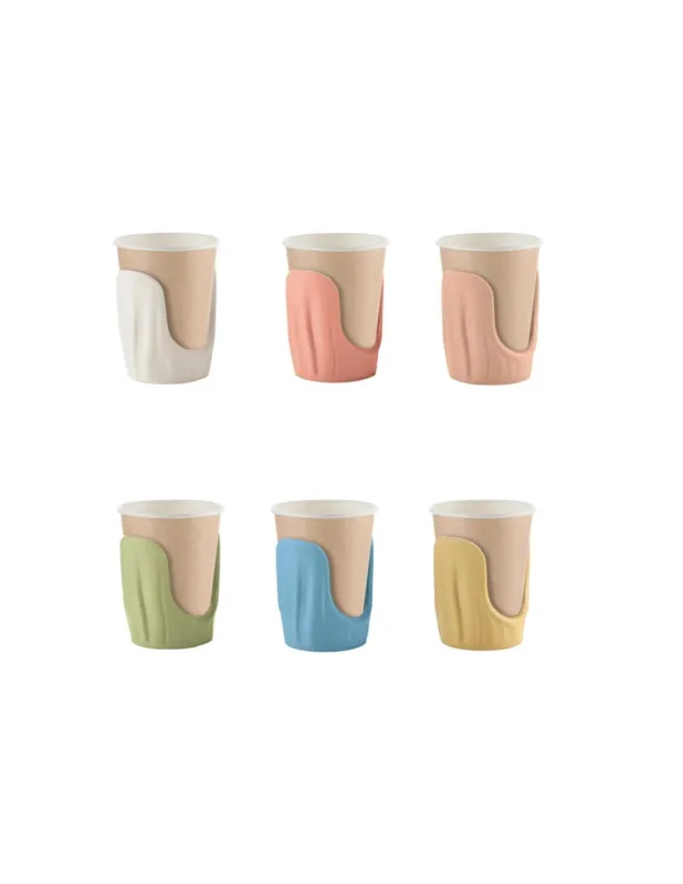 Esclusivo Guzzini - Set 6 Reggibicchieri Tierra ‘Made for Nature‘