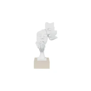 Bongelli Scultura Face Coppia con Base Nocciola H20 cm ME2074N Pagamento Sicuro