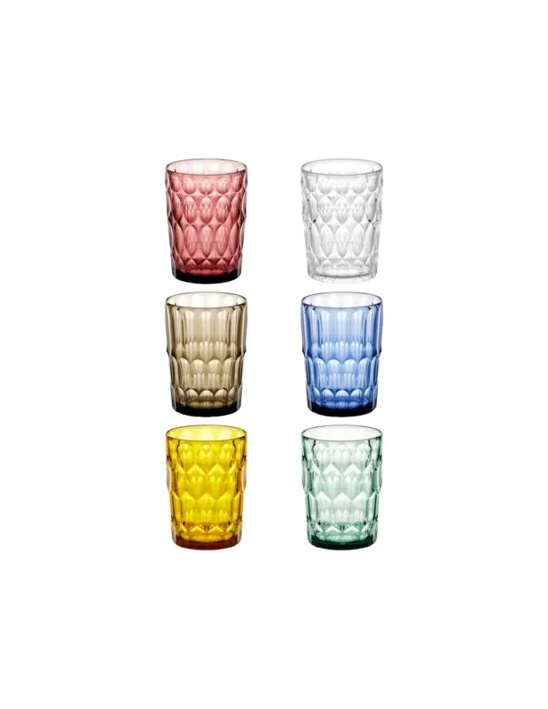 Miglior Prezzo Set 6 Bicchieri Alti Guzzini Vanity in Cristallo Acrilico Bio-based Multicolor