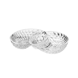 Direttamente Dal Produttore Antipastiera 3 Scomparti Guzzini Vanity - Cristallo Acrilico Bio-based
