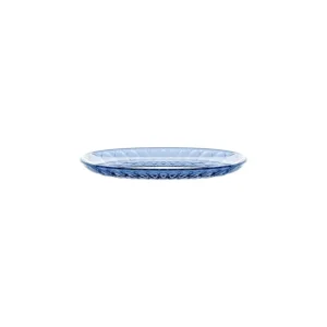 Guzzini Vassoio Ovale Piccolo Vanity Blu Denim Bio-based Occasione