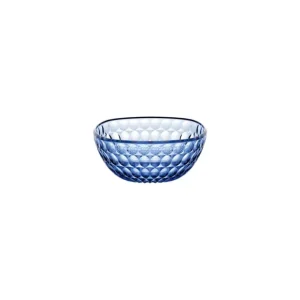 Guzzini Contenitore Vanity Ø16 cm Blu Denim in Cristallo Acrilico Bio-based Saldi