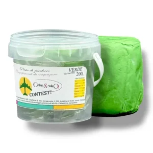 Pasta Di Zucchero Verde Contest Cake&Cake – Pasta Modelling 200gr Nuovo Arrivo