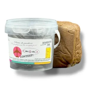 Pagamento Sicuro Pasta di Zucchero Modelling Contest Cake&Cake Marrone 200gr