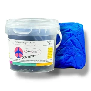 Esclusivo Pasta Di Zucchero Modelling Blu Contest Cake&Cake 200gr