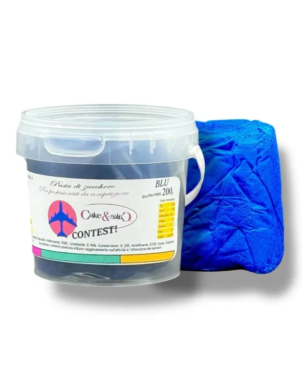 Esclusivo Pasta Di Zucchero Modelling Blu Contest Cake&Cake 200gr