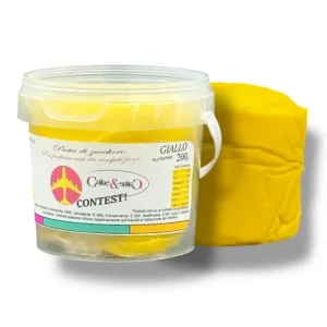 A Buon Prezzo Pasta di Zucchero Gialla Contest Cake&Cake - Modelling 200gr