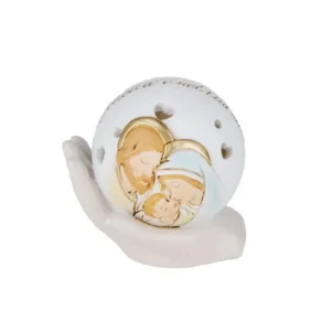 Icona Sacra Famiglia con LED Raggio 8cm Offerta