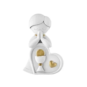 Bongelli Scultura Placca Bimbo Comunione Oro Consegna Rapida