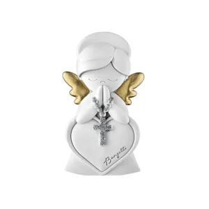 Must-Have Bongelli Angioletto Croce Oro H11 - Scultura Bomboniera