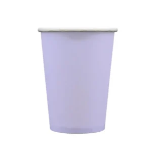 Compra Online Qui Party Bicchieri in carta monouso 250 ml Colore Lavanda - 15 Pezzi