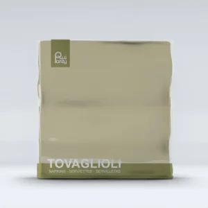 Esclusivo Qui Party Tovaglioli 33x33 cm Doppio Velo Colore Avorio - 40 pz