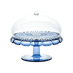 Guzzini Alzata con Campana Vanity - Mood Acqua - Denim blue Super Prezzo
