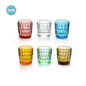 Offerta Limitata Guzzini Set 6 Bicchierini Vanity Glass Assortiti - 66 ml
