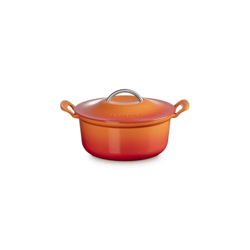 Le Creuset Cocotte Rotonda Heritage in Ghisa 26 cm, Arancio Promozione