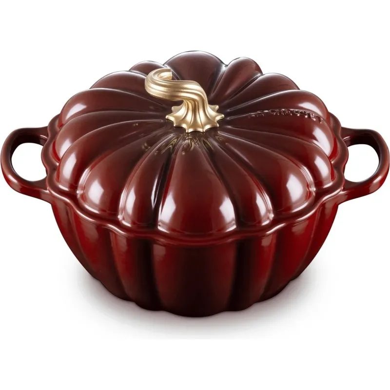 Le Creuset Cocotte Zucca Ghisa Smaltata, 24 cm, Garnet Gold Ultima Occasione