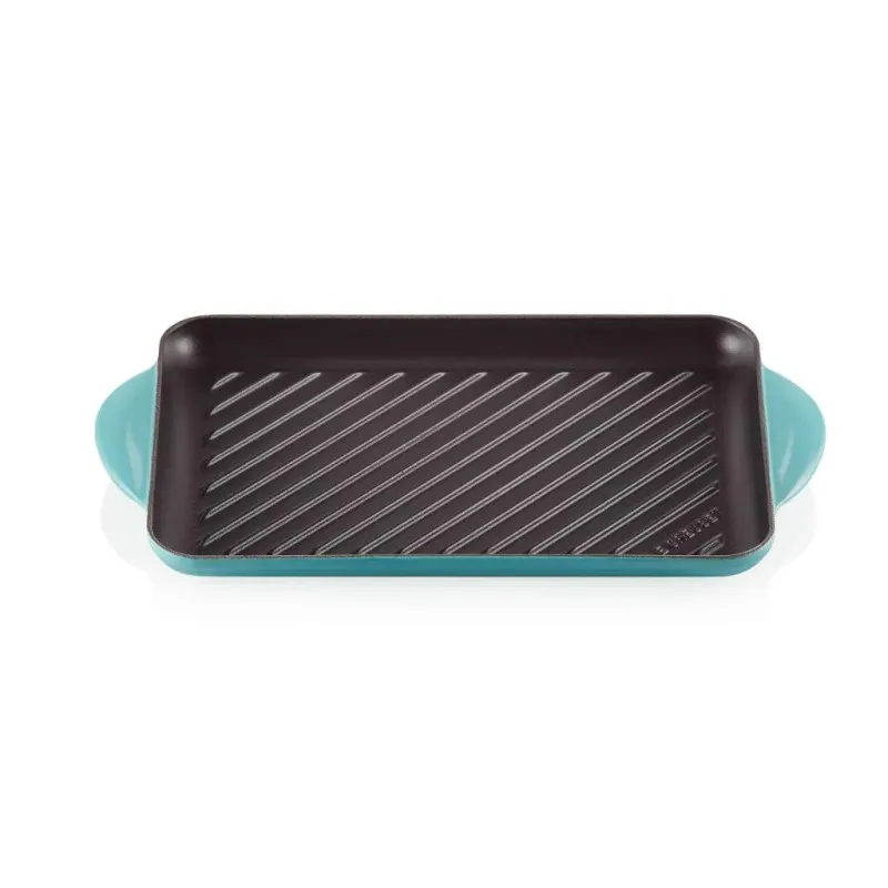 Offerta Limitata Le Creuset Grill rettangolare 32 x 22 cm in ghisa vetrificata, BLUE
